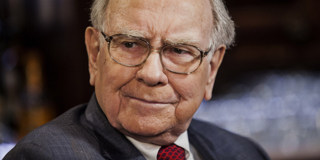 Warren Buffet, chairman and chief executive officer of Berkshire Hathaway Inc., listens during a Bloomberg Television Interview in New York, U.S., on Wednesday, April 23, 2014. Buffett discussed the possibility of his company eventually becoming more involved in housing finance once lawmakers resolve future of Fannie and Freddie. Photographer: Chris Goodney/Bloomberg via Getty Images