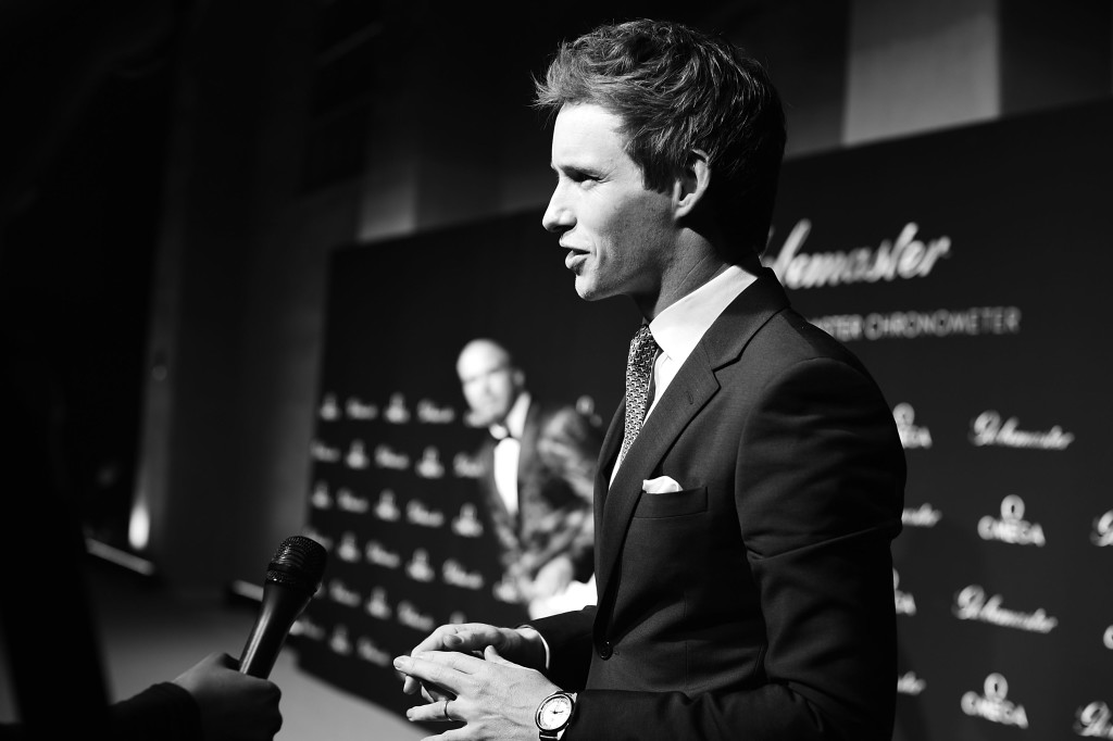 LOS ANGELES, CA - MARCH 01: Actor Eddie Redmayne attends the launch of the Globemaster, the worlds first master chronometer, hosted by OMEGA and brand ambassador Eddie Redmayne at Mack Sennett Studios on March 1, 2016 in Los Angeles, California. (Photo by Stefanie Keenan/Getty Images for OMEGA)