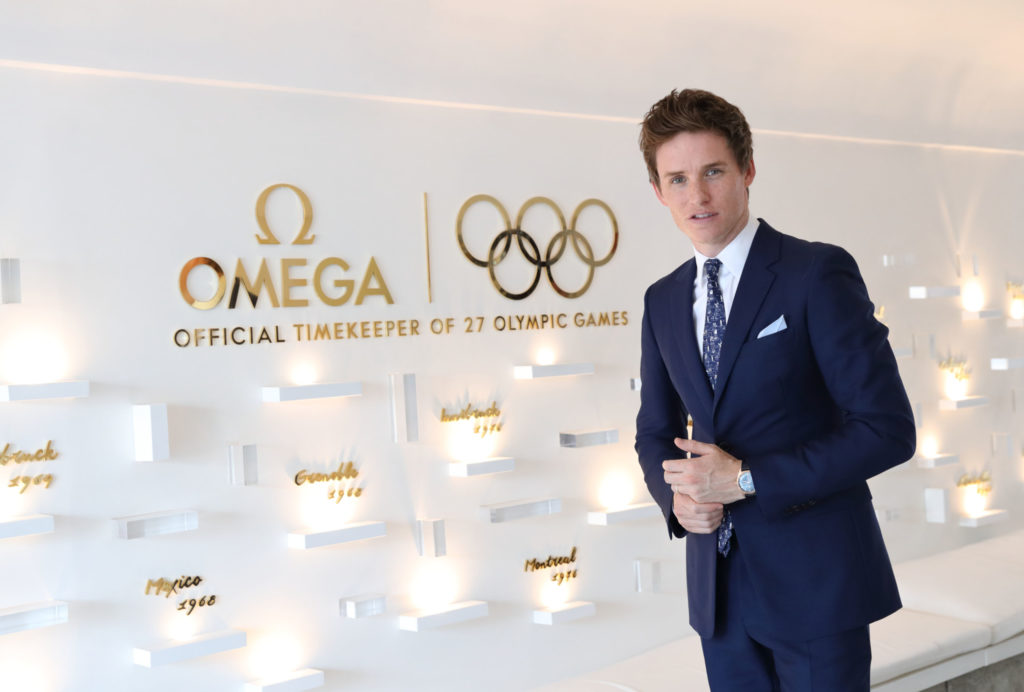 RIO DE JANEIRO, BRAZIL - AUGUST 06: Eddie Redmayne photographed by the OMEGA Olympic time line ahead of the launch of OMEGA House Rio 2016 on August 6, 2016 in Rio de Janeiro, Brazil. (Photo by Mike Marsland/Mike Marsland/WireImage for Omega) *** Local Caption *** Eddie Redmayne